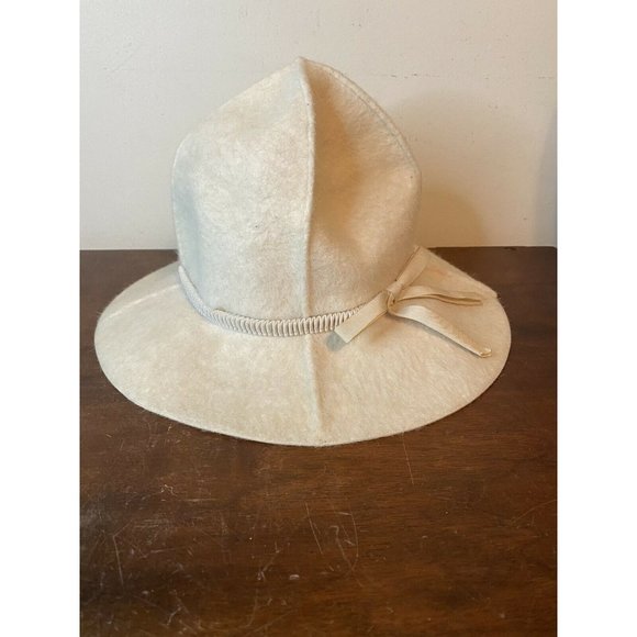 True Vintage Womens Hat Downtown Abbey Lambs Wool - Picture 1 of 12